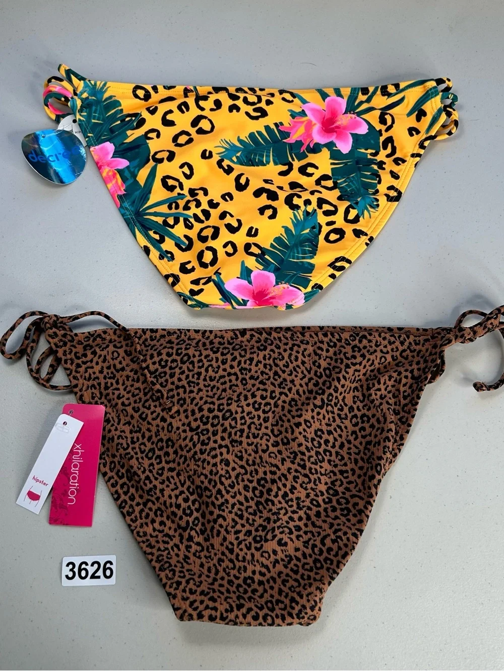 Xhilaration Juniors Medium Animal Print String Hipster Bikini Bottom
